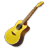 yellow guitar